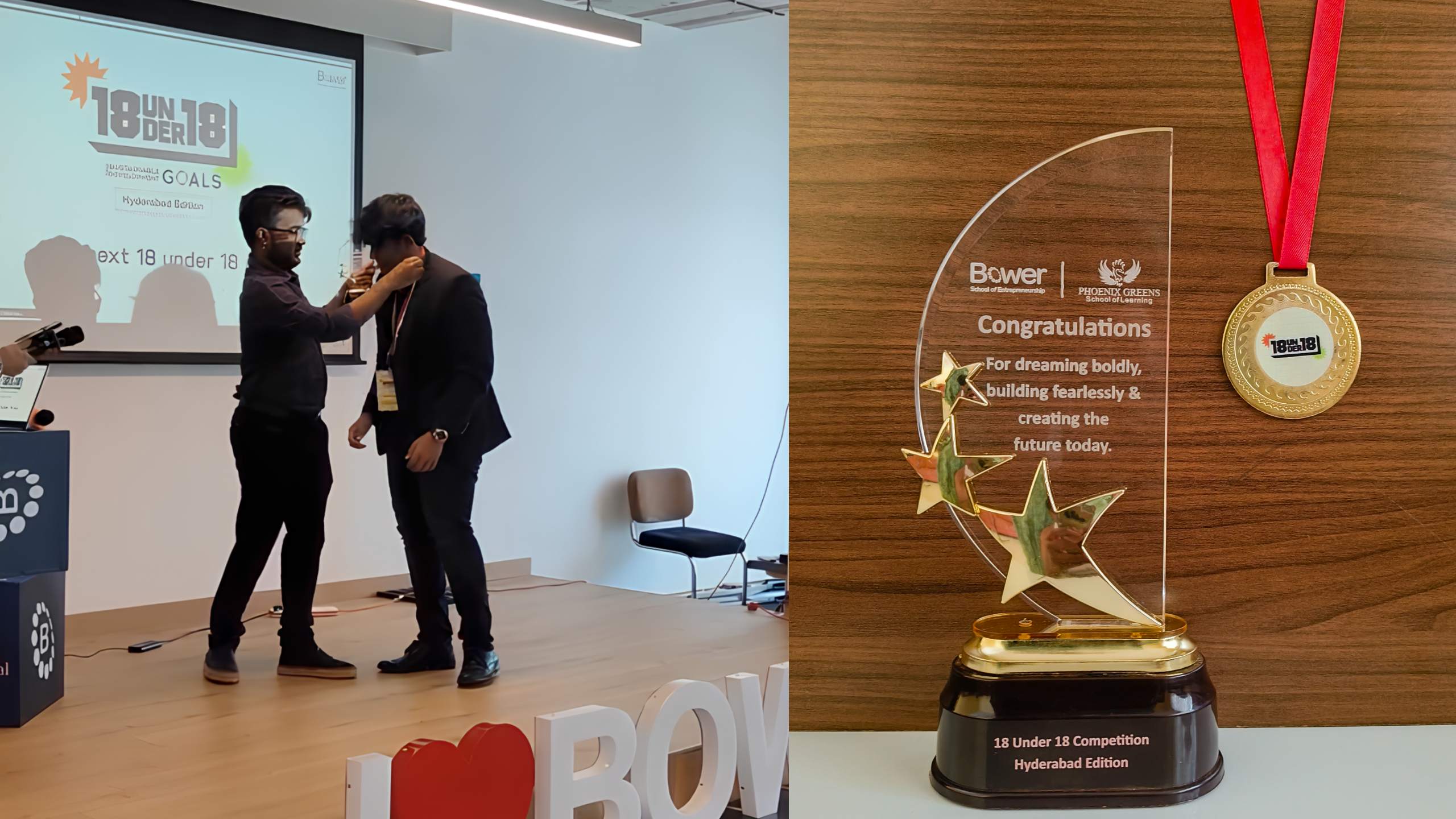 Bower 18 Under 18 Award